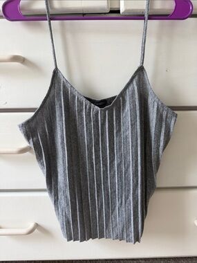 NWOT. Zara Pleated Knit Tank Top